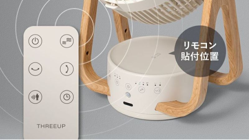 スリーアップサーキュレーターのリモコン