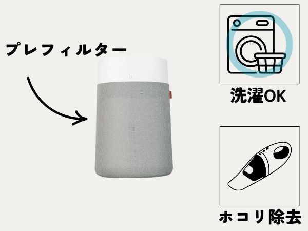 ブルーエアメリット:メンテナンスが簡単