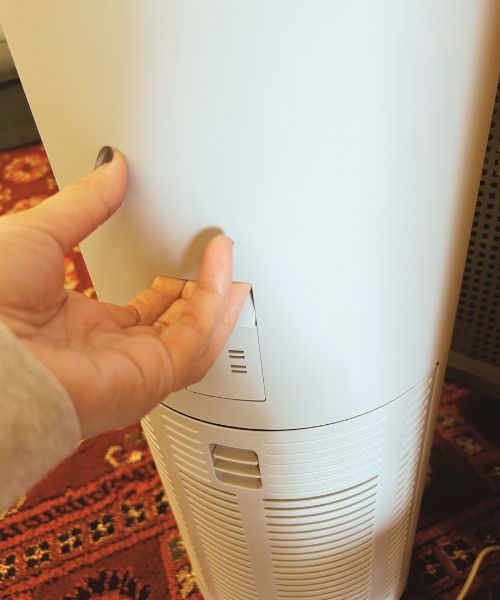 カドー空気清浄機 LEAF320iの取手部分